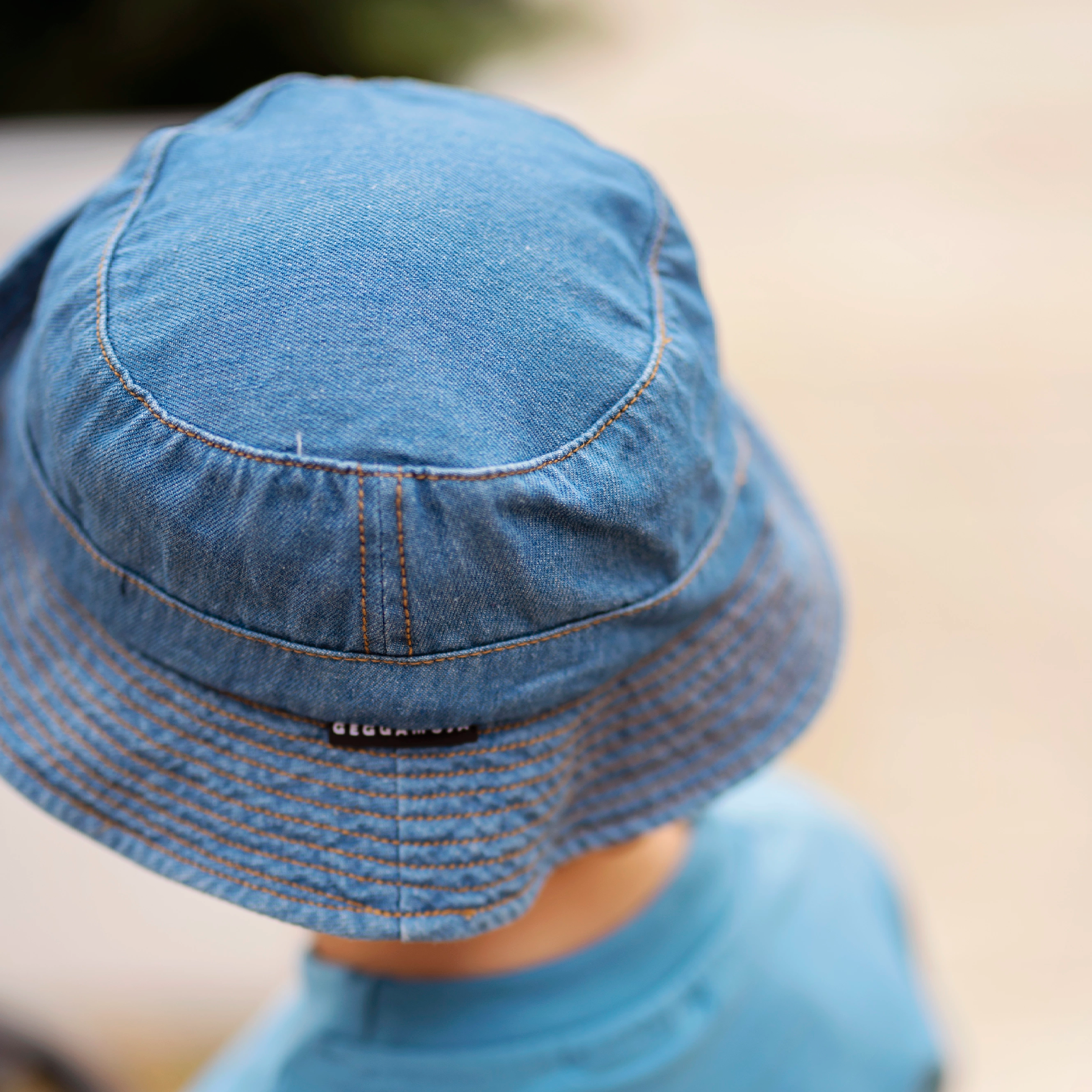 Bucket hat Denim blue