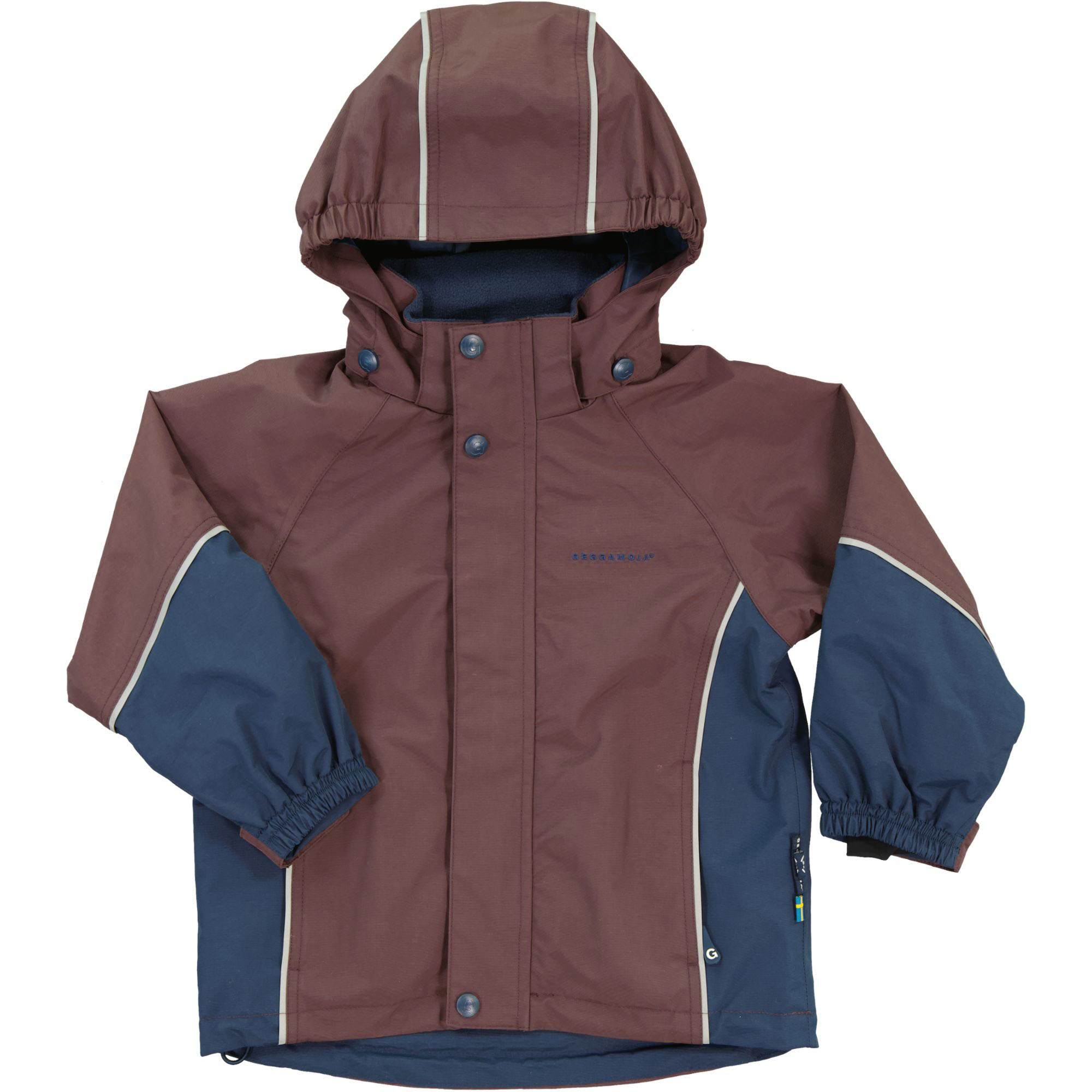 Shell jacket Brown/Navy blue