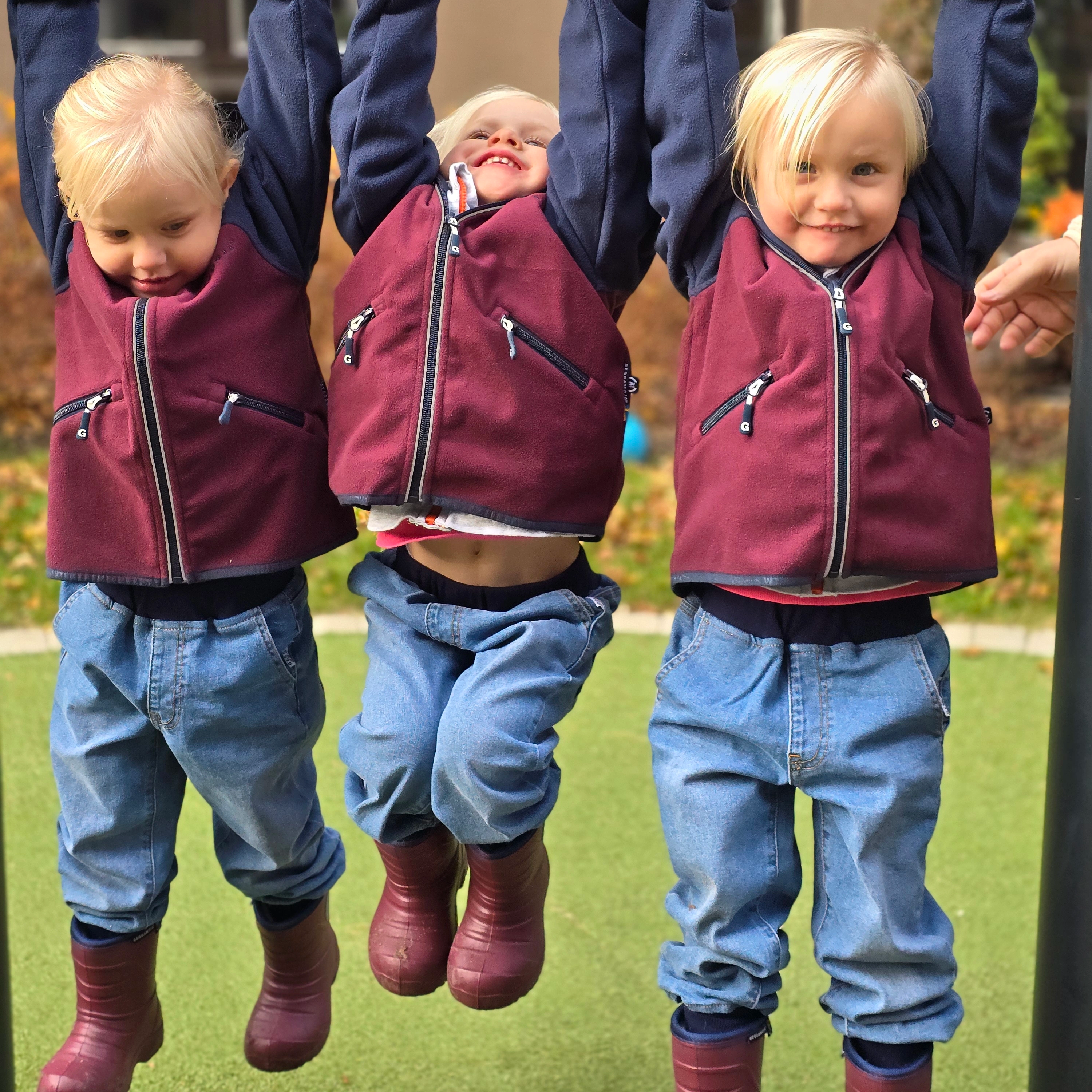 Gefütterte Gummistiefel Burgundy