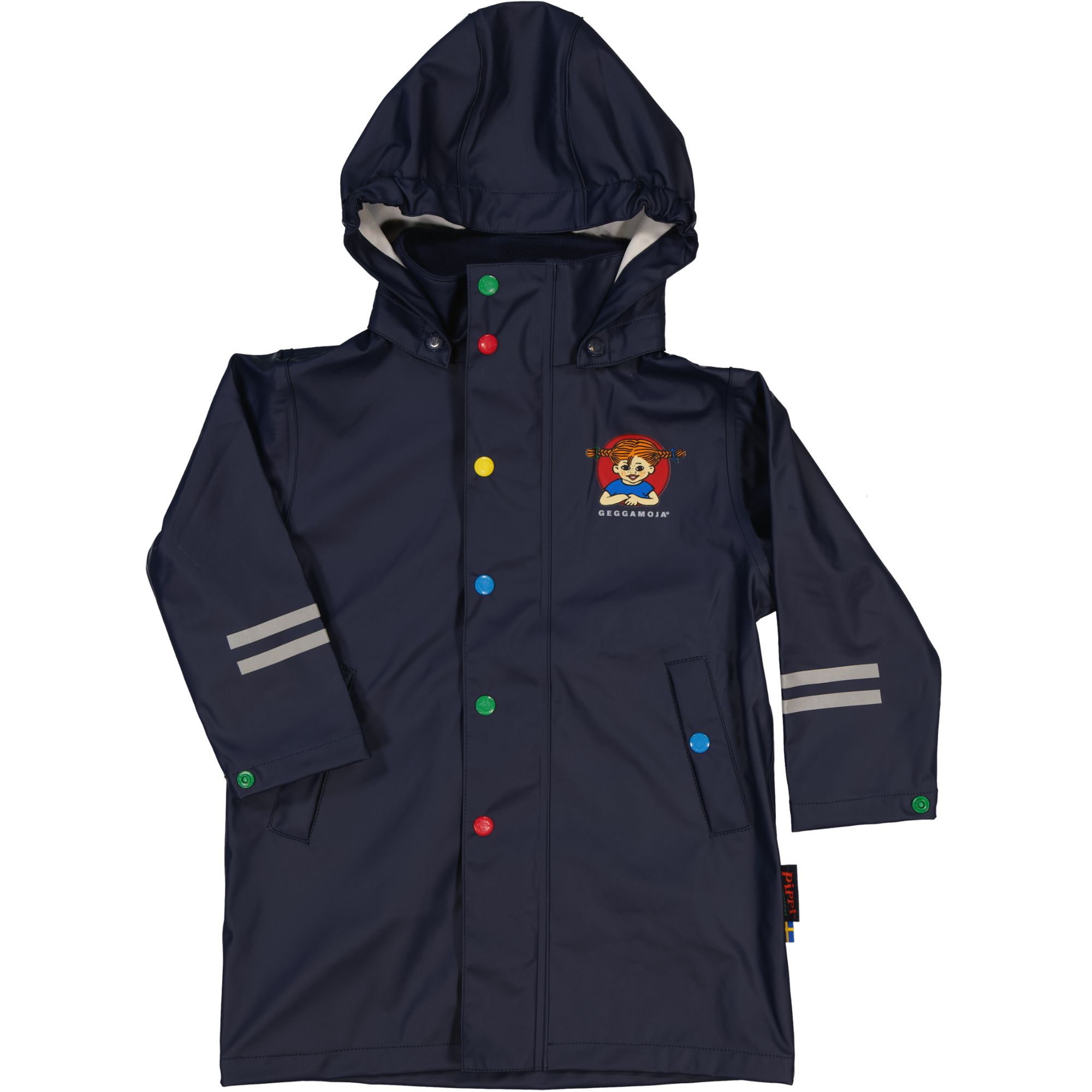 Pippi Longstocking Rain jacket Navy