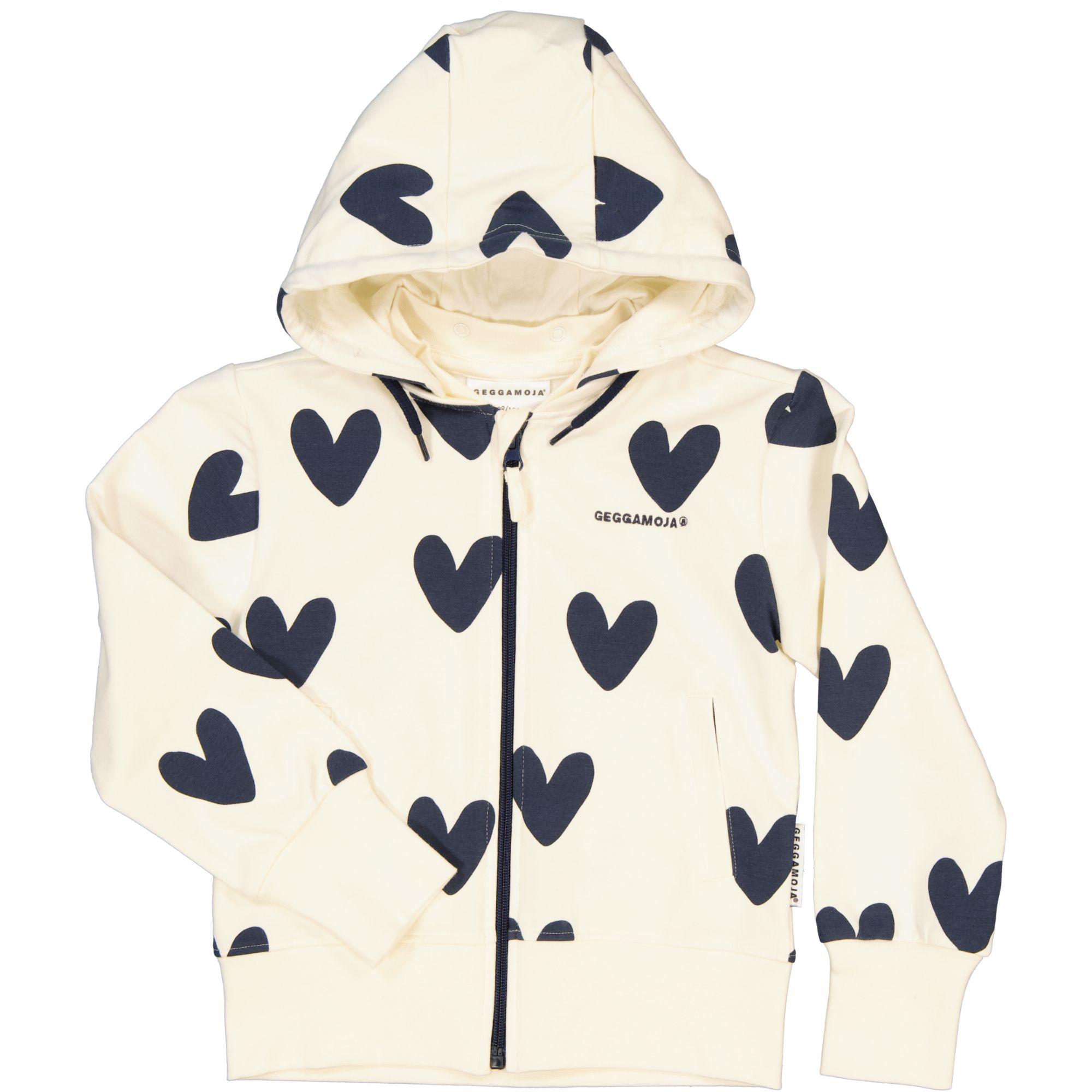 College Hoodie Navy heart