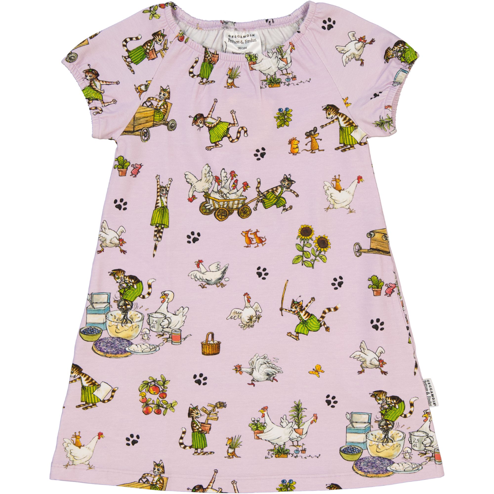 Pettson and Findus Singoalla dress Purple