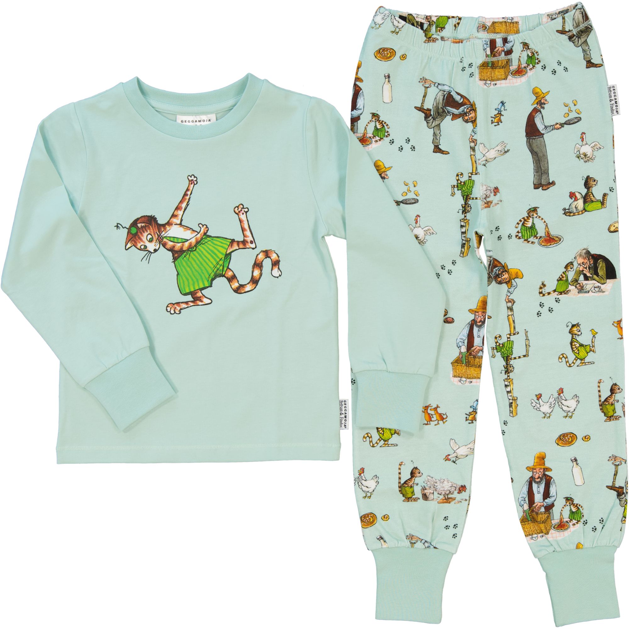 Pettson and Findus Two piece pyjamas Mint