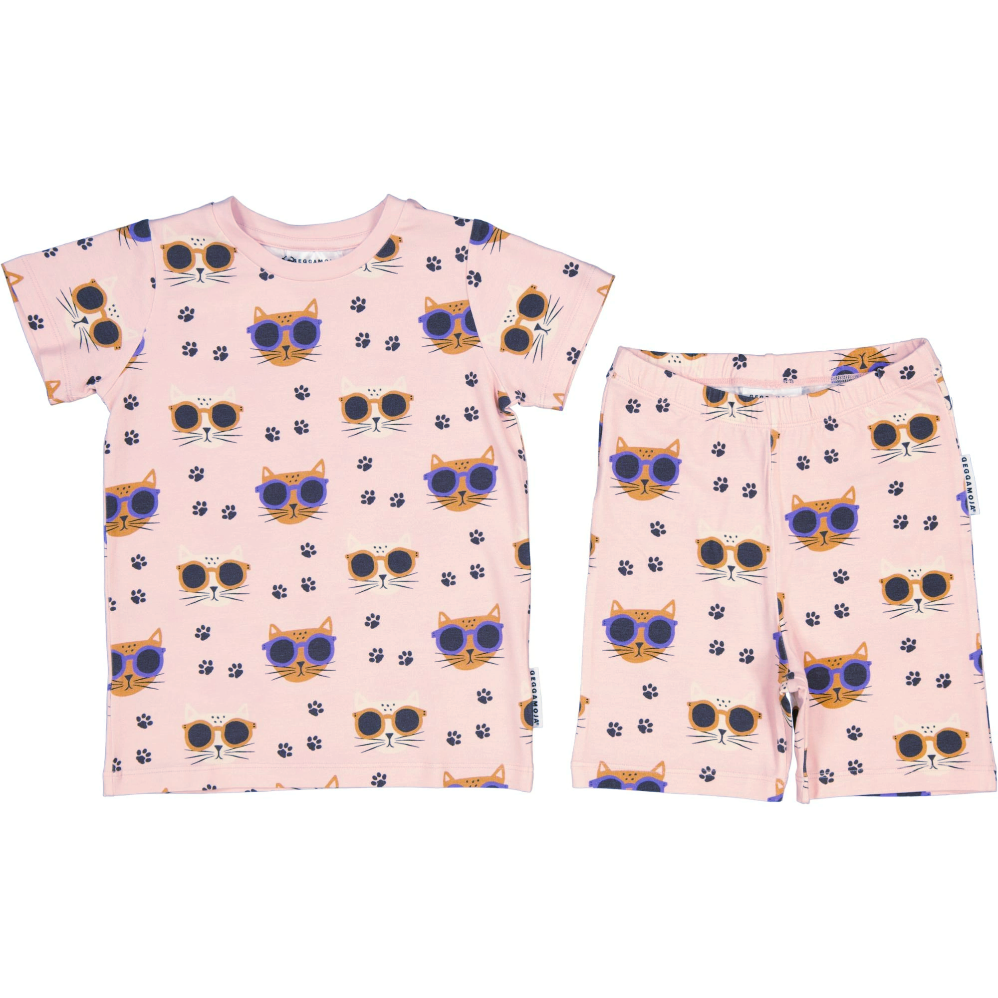 Bamboo Set Pink Cool Cats