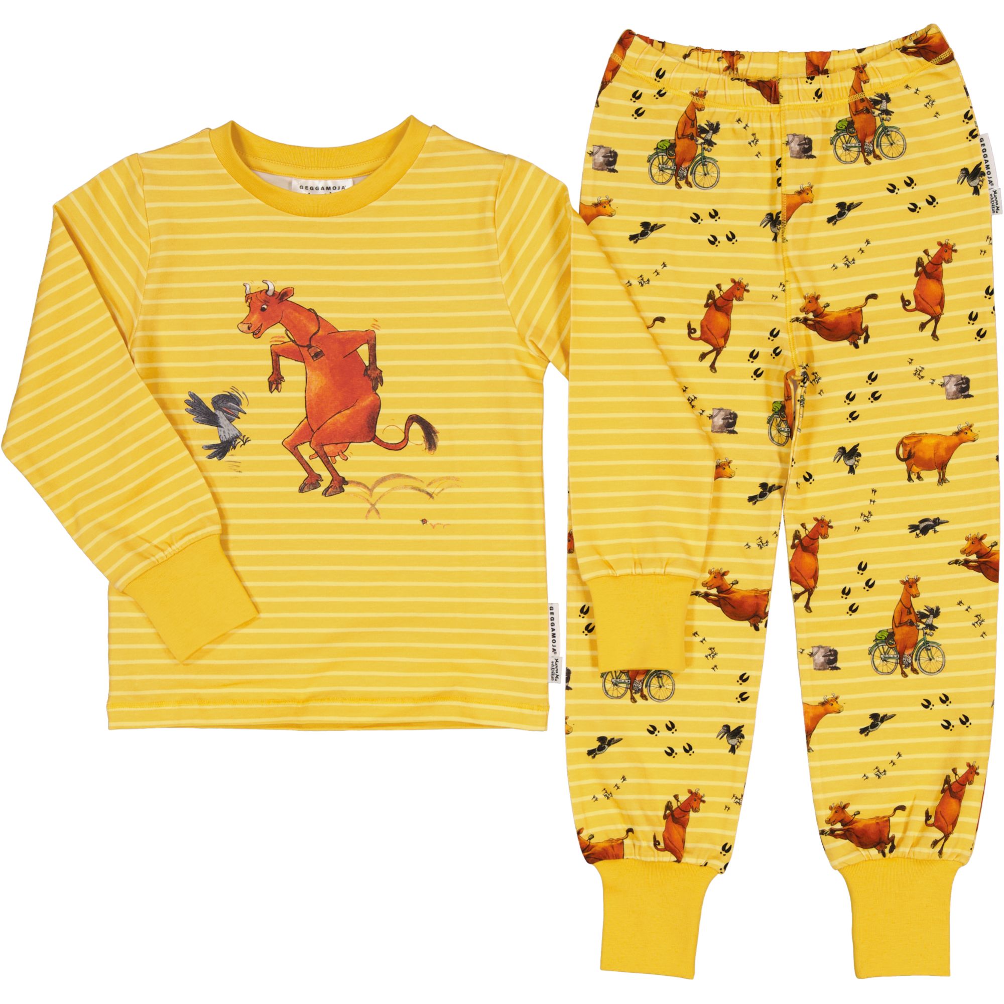 Mamma Mu Two piece pyjamas Yellow