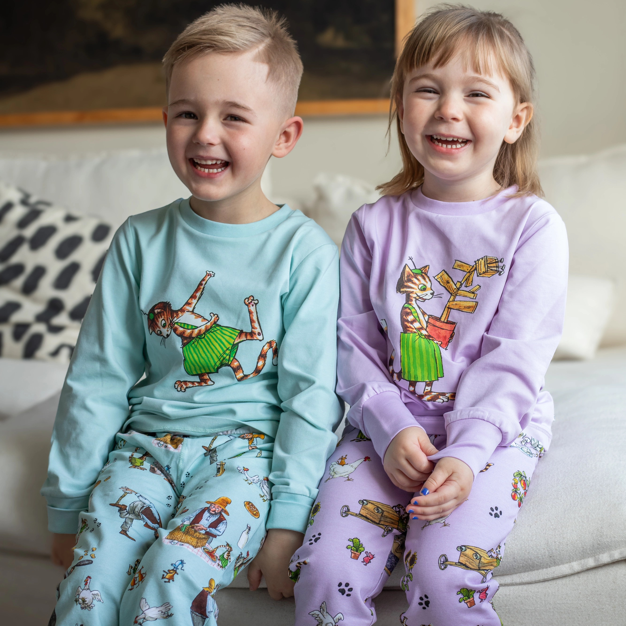 Pettson and Findus Two piece pyjamas Mint