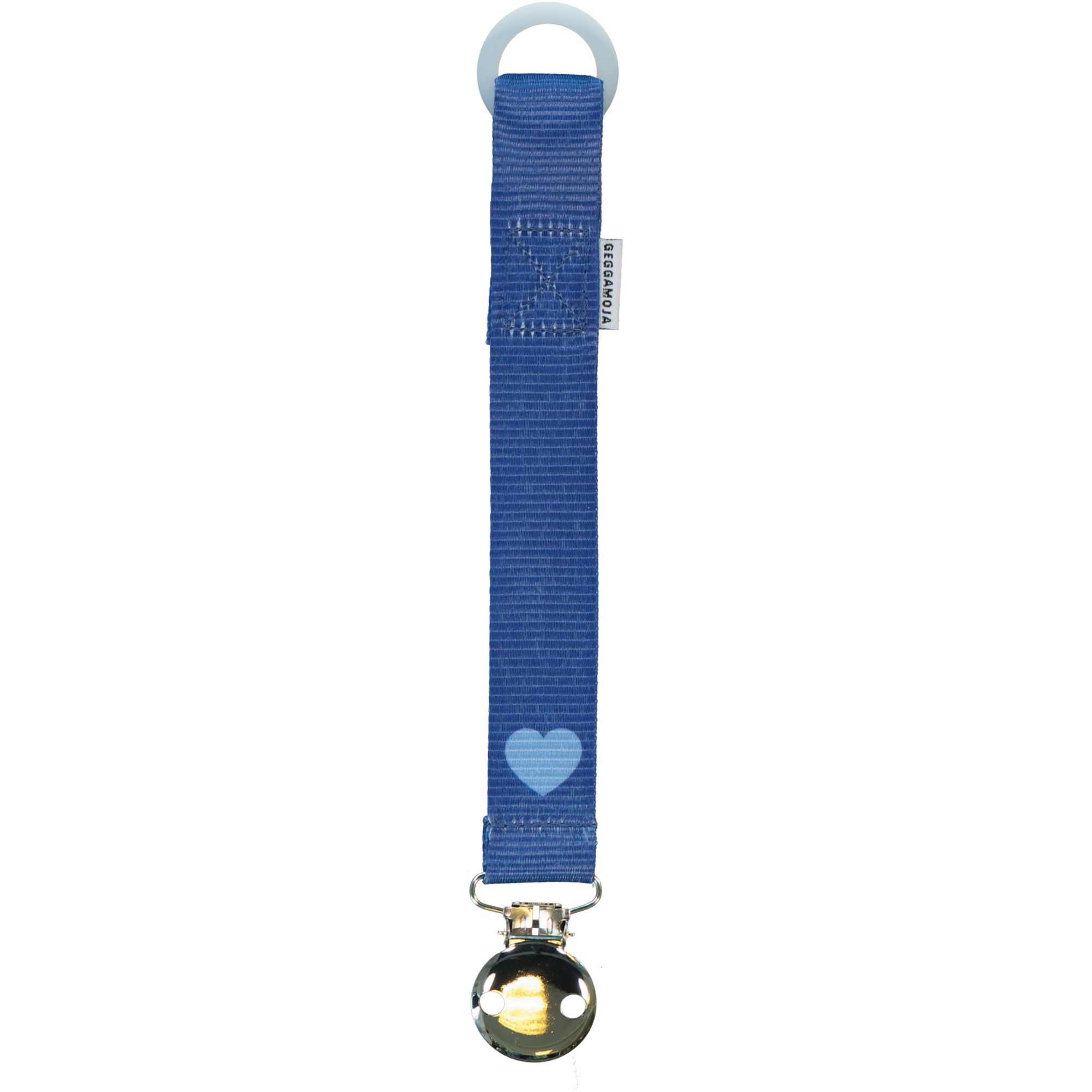 Pacifier Holder Blue Heart