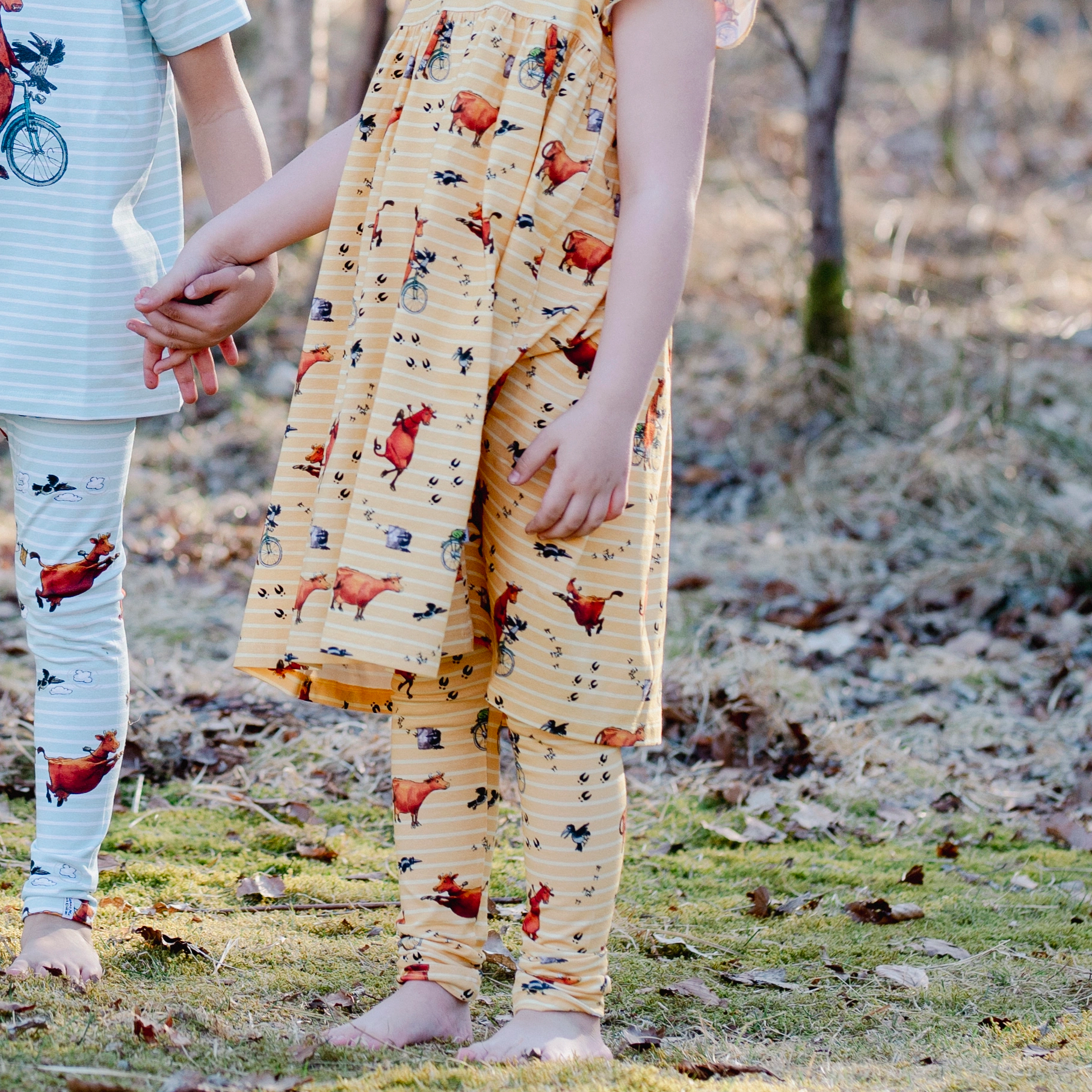 Mamma Mu leggings Yellow