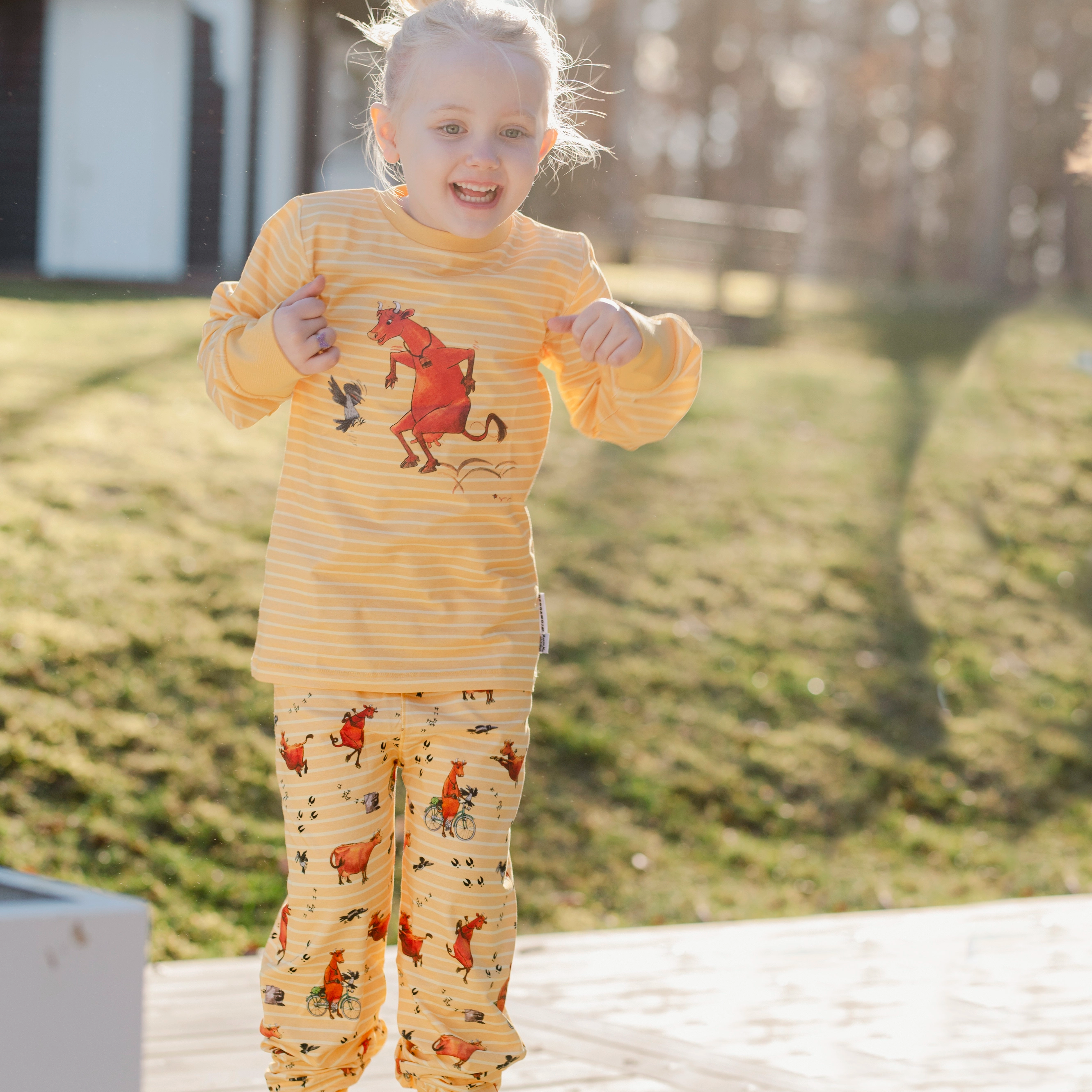 Mamma Mu Two piece pyjamas Yellow
