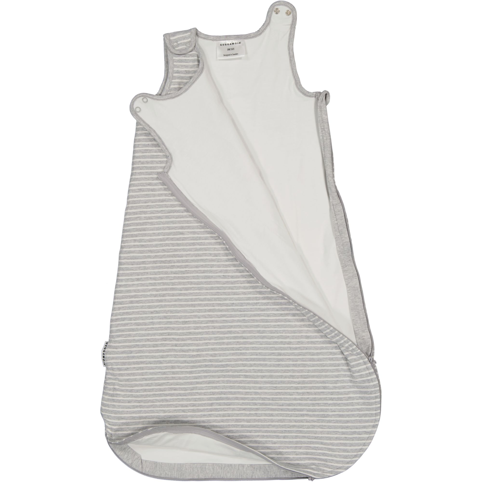 Classic padded sleeping bag Grey mel/white