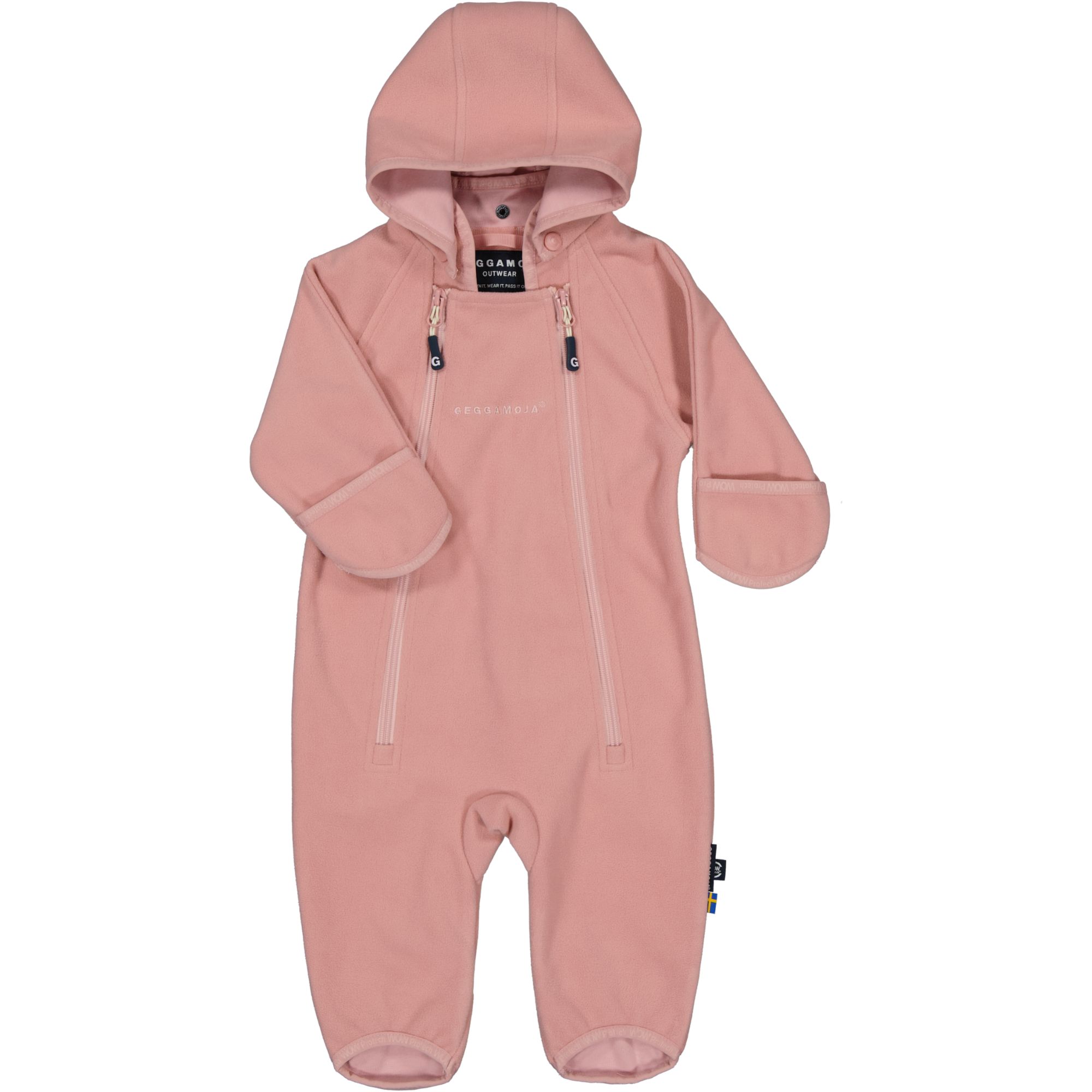 Vindfleece overall Rosa