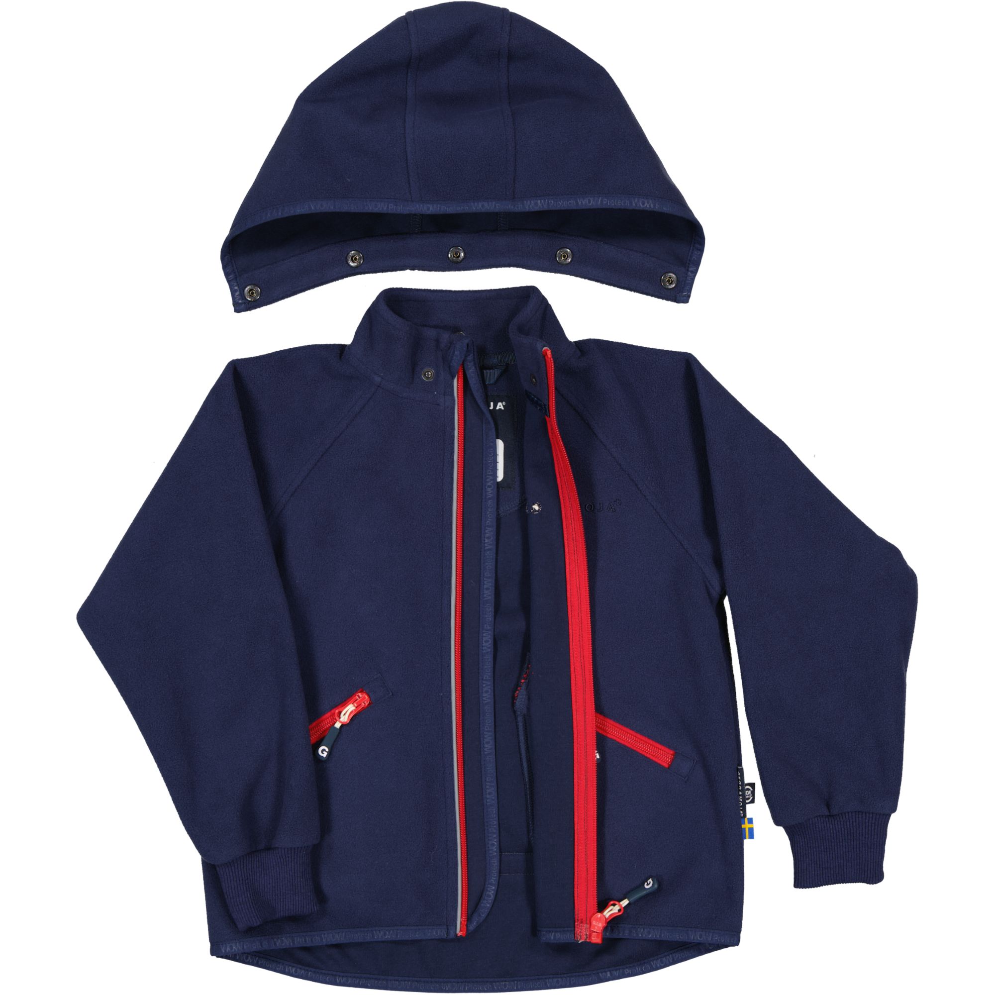 Vindfleece jacka Marinblå