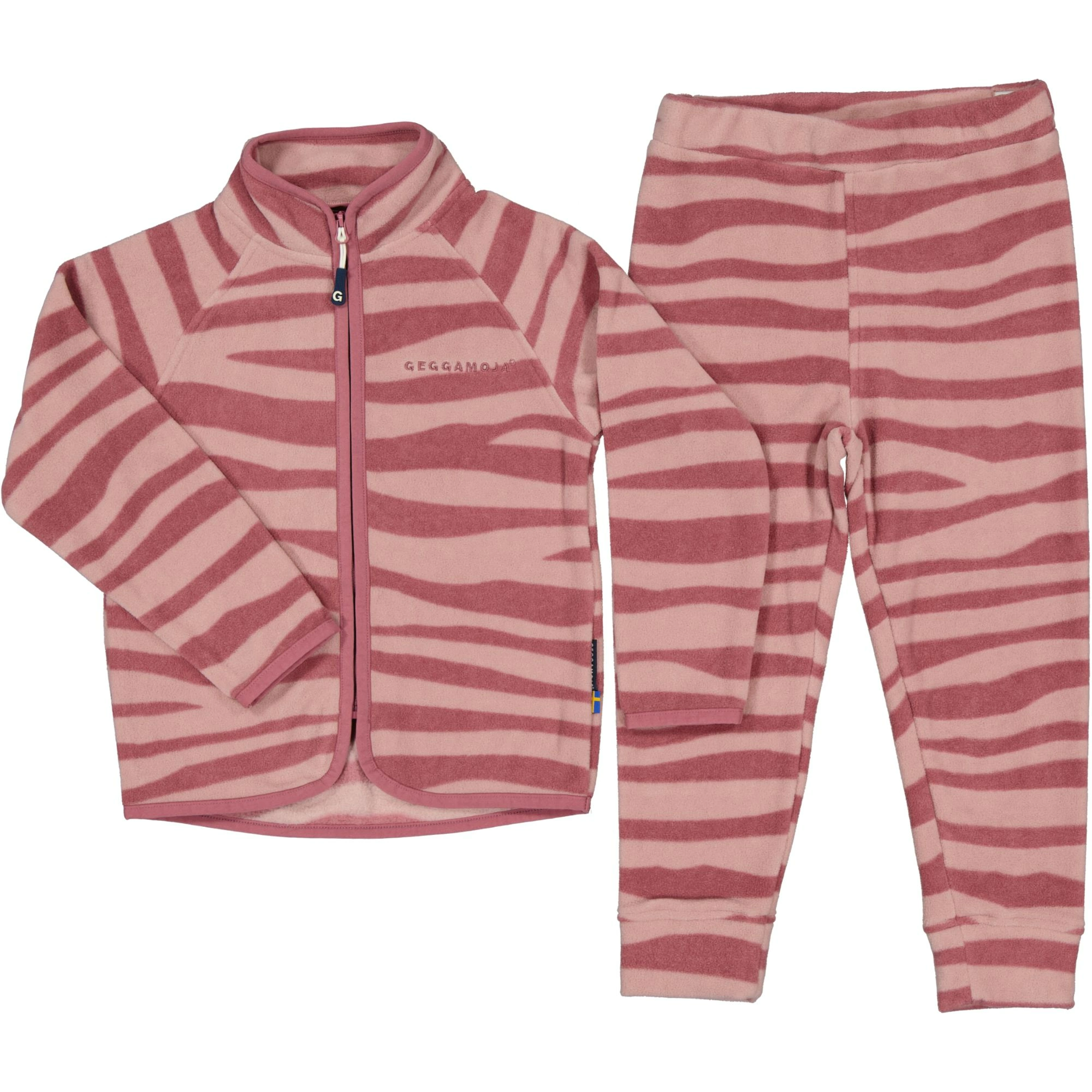 Fleeceset Zebra Plum