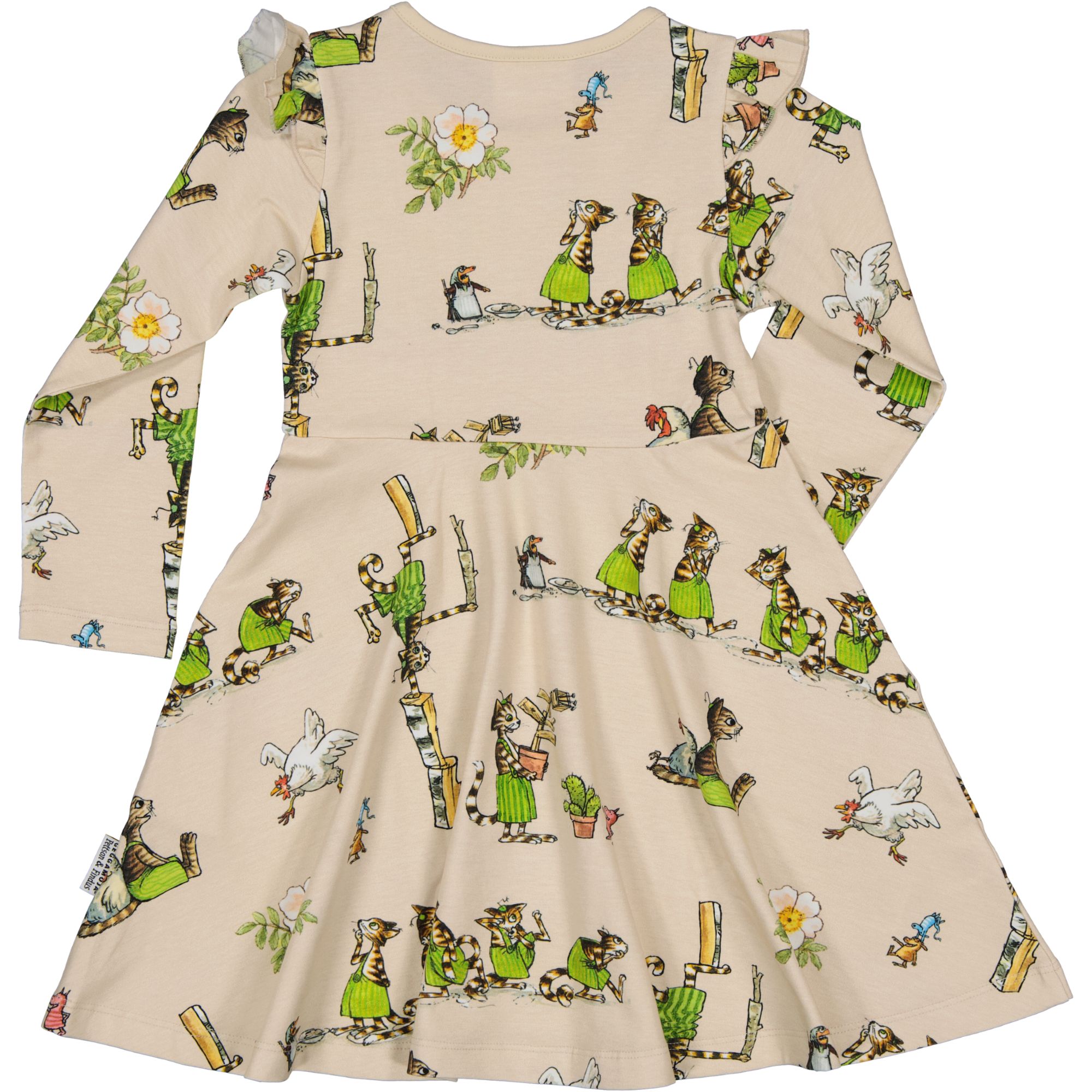 Klänning Pettson och Findus Beige