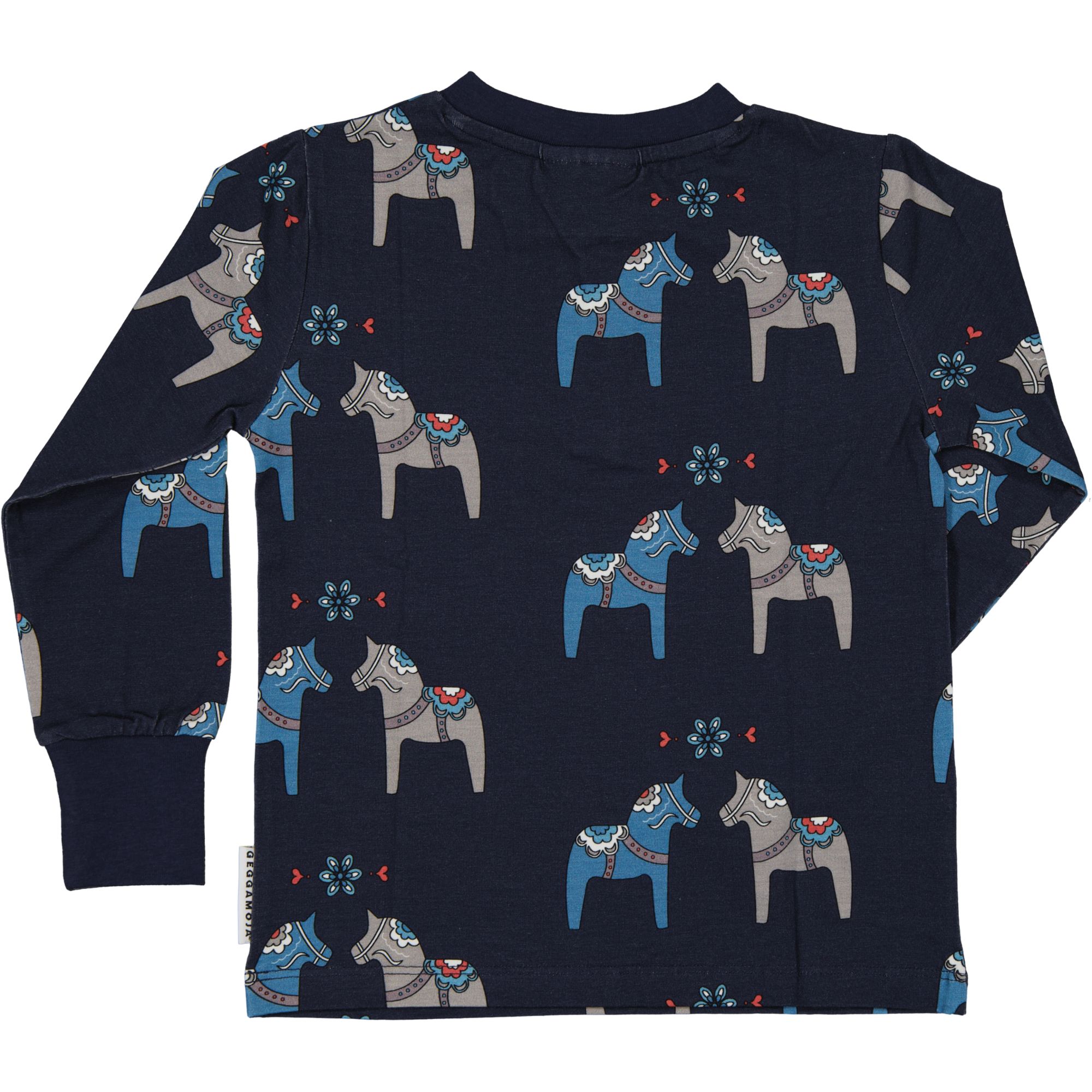 Farfarströja Bambu Dalahäst Navy