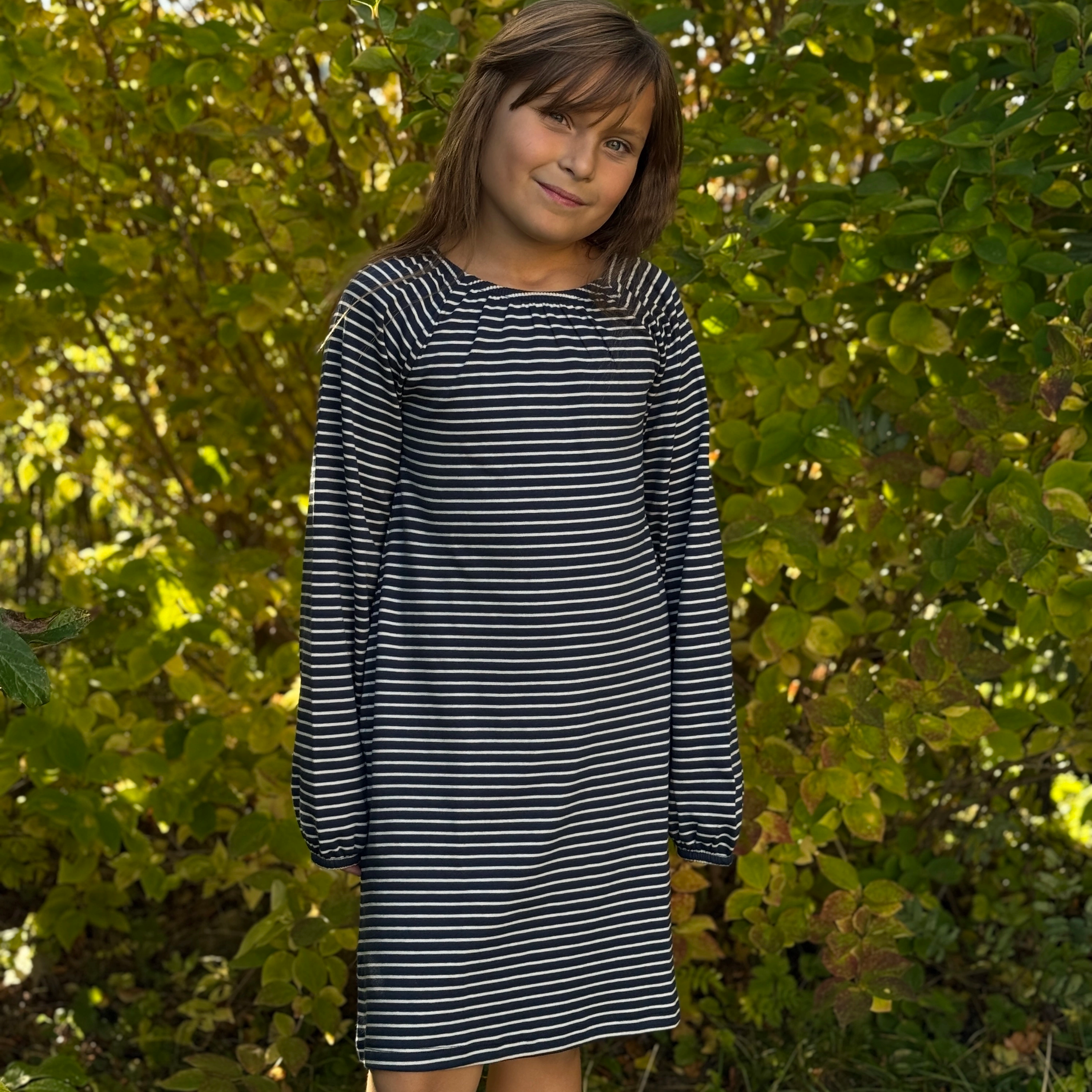 Singoallaklänning Navy/Beige